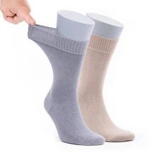 Men’s Bamboo Diabetic Dress & Trouser Socks – 2 Pack