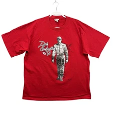 Dale Earnhardt Jr NASCAR Shirt Mens XL Red Graphic Budweiser Chase Authentics