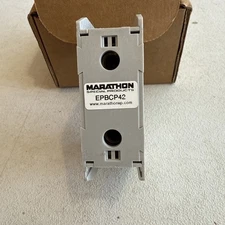 New Marathon EPBCP42 Power Distribution Block Din Rail Mount 200A 600V 1 Pole