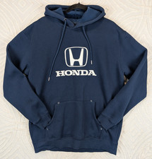 Honda Hoodie Logo SpeedGear Authentic Sweatshirt Race Wear Blue Men's Size XL