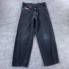 Empyre Corduroy Pants Mens 28 Blue Relax Fit Baggy Skate Streetwear Logo