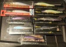 (9)suspending Jerkbait Lot:Megabass Vision Oneten, Oneten +1 ,lucky Craft,yozuri