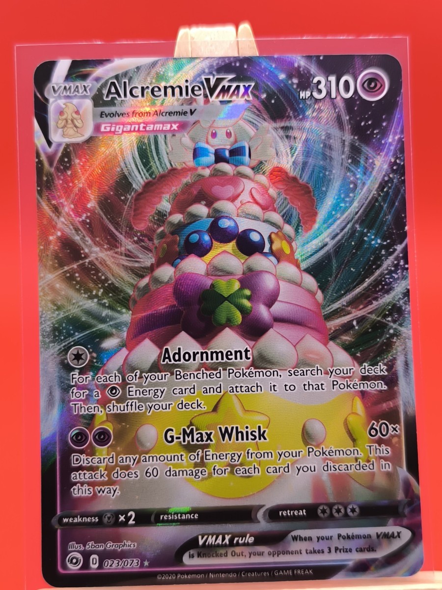alcremie vmax pokemon card value Pokemon Alcremie VMax 023/073 Beckett 9.5 – Zapp! Comics main image 0