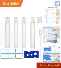 Eco-Friendly 10ml Essential Oil Roller Bottles - Lightweight  Reusable 4 Pack