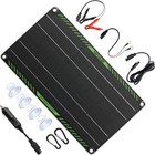 10W 12V Tragbares Solarpanel Erhaltungsladegerät Autobatterie Halter für Boot Wohnmobil