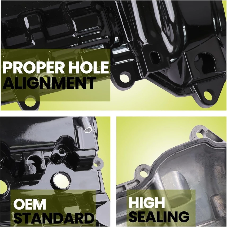 Cubierta de válvula de aluminio con junta para Mazda 3 6 CX-5 CX-30 2014-2020 2,5 L L L4 Foto 4 de 4