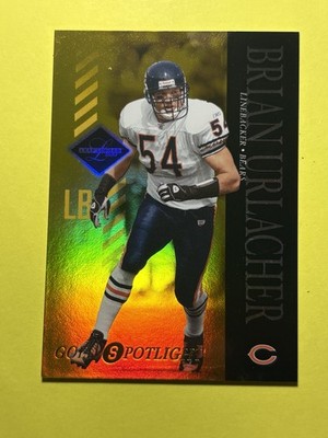 2003 Leaf Limited Brian Urlacher Gold Spotlight #/25 Bears RARE SSP