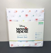 The Big One Disney Minnie Mouse Extra Soft Sheet Set for Toddlers