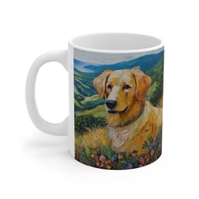 Golden Retriever -#3 - Ceramic Mug 11oz
