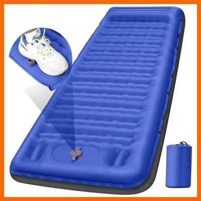 Camping Sleeping Pad, Extra Thick 5 Inch Camping Mat with Pillow Built-in Foo...