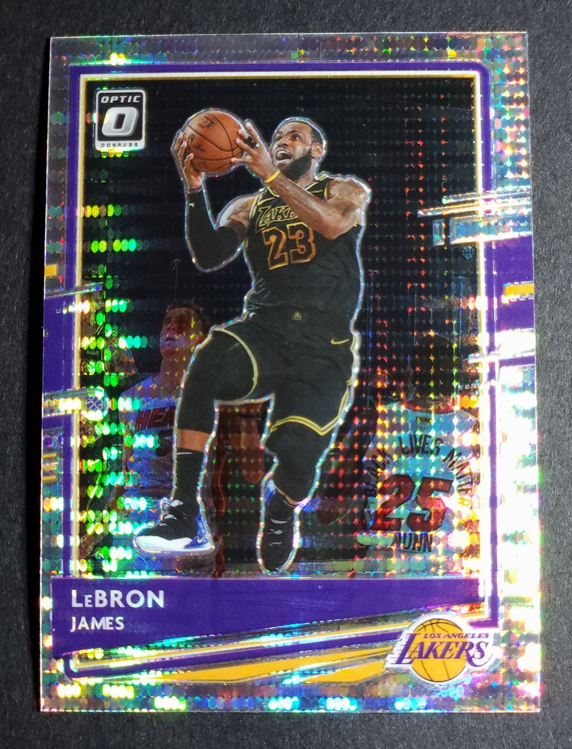 2020-21 PANININ DONRUSS OPTIC PULSAR PRIZM #13 LEBRON JAMES LAKERS *NRMT/MINT*