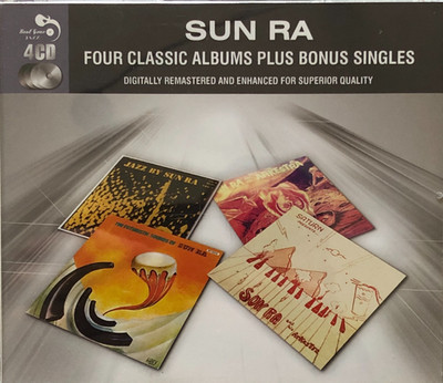 4 x CD Fat Box - Sun Ra   Four Classic Albums Plus Bonus Singles - (B84)