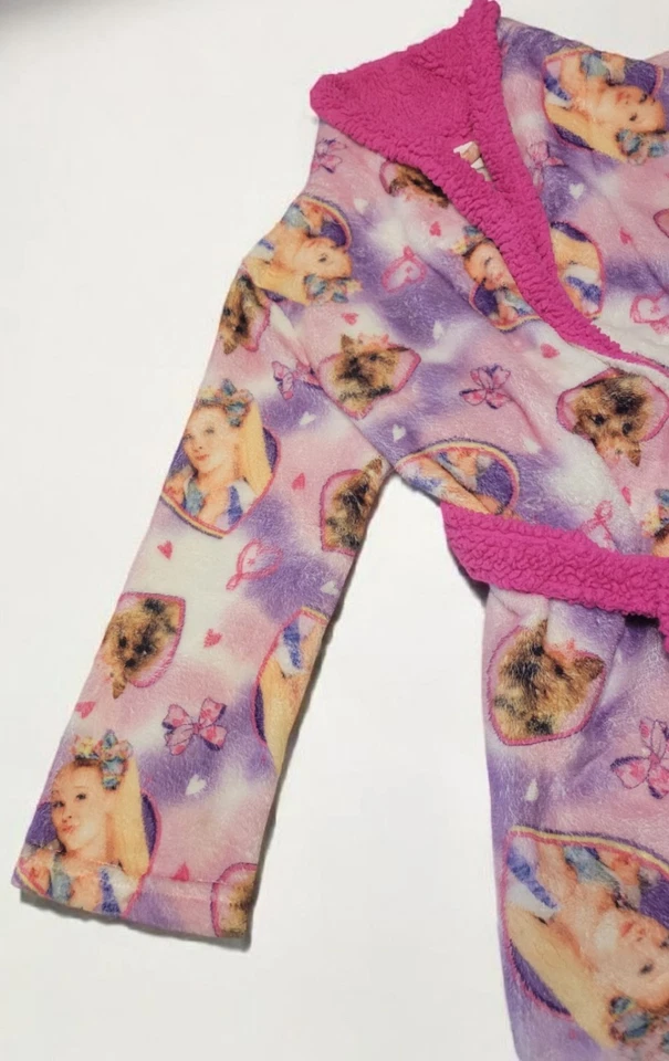 Albornoz niña talla 5/6 JOJO SIWA con corbata rosa Foto 4 de 4