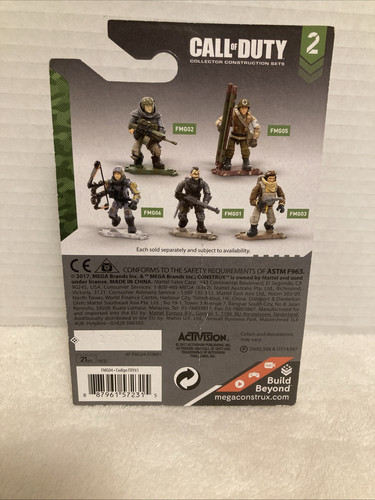 Mega Construx Call Of Duty HAZMAT Tech Series Two Figure Set NIB - Picture 4 of 4
