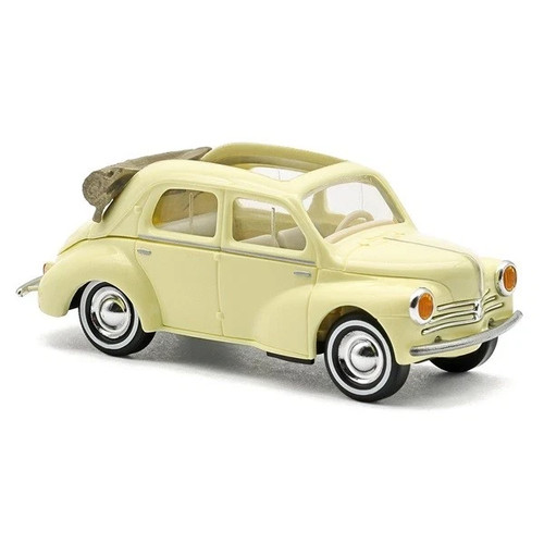 Busch 46576 - Modèle Réduit 1:87 Renault 4 CV Cabrio limousine Jaune, Neuf | Condition: Neuf