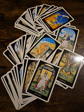 The Arthurian Tarot Caitlin & John Matthews Aquarian Press Vintage