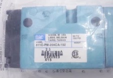 Mac Valves Solenoid Valve 800 Series 24V 1/4" NPTF Ports 811C-PM-224CA-152