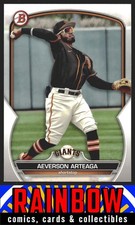 2023 Bowman #BP-60 Aeverson Arteaga San Francisco Giants