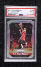 2015-16 Panini Prizm Silver Prizm CJ McCollum #199 PSA 9 MINT 0x5w