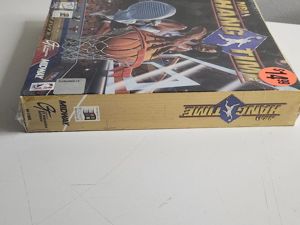 *New / Sealed* NBA Hang Time (PC CD-ROM 1996) Midway GT Interactive *RARE* - Image 3 of 4