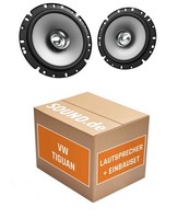 Lautsprecher Boxen Hinten Kenwood KFC-S1756 FüR Vw Tiguan I 2X Tief-MitteltöNer