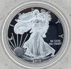 2018-W Proof American Silver Eagle Dollar US Mint $1 with Capsule