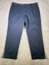 Charles Tyrwhitt Men's Flat Front Non-Iron Slim Fit Chino Pants Blue   36x30