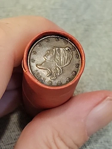 Xf/Au Civil War Token &1859 Indian Head Penny Ends Of Lincoln Wheat Cent Roll