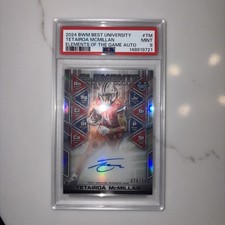 2024 Bowman's Best U- Elements of the Game Auto Tet McMillan /100 PSA 9 ON CARD!