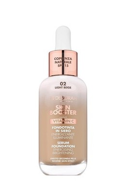 Deborah Milano Skin Booster Foundation, deckend, Serum, LSF 15, Nr. 2 Light