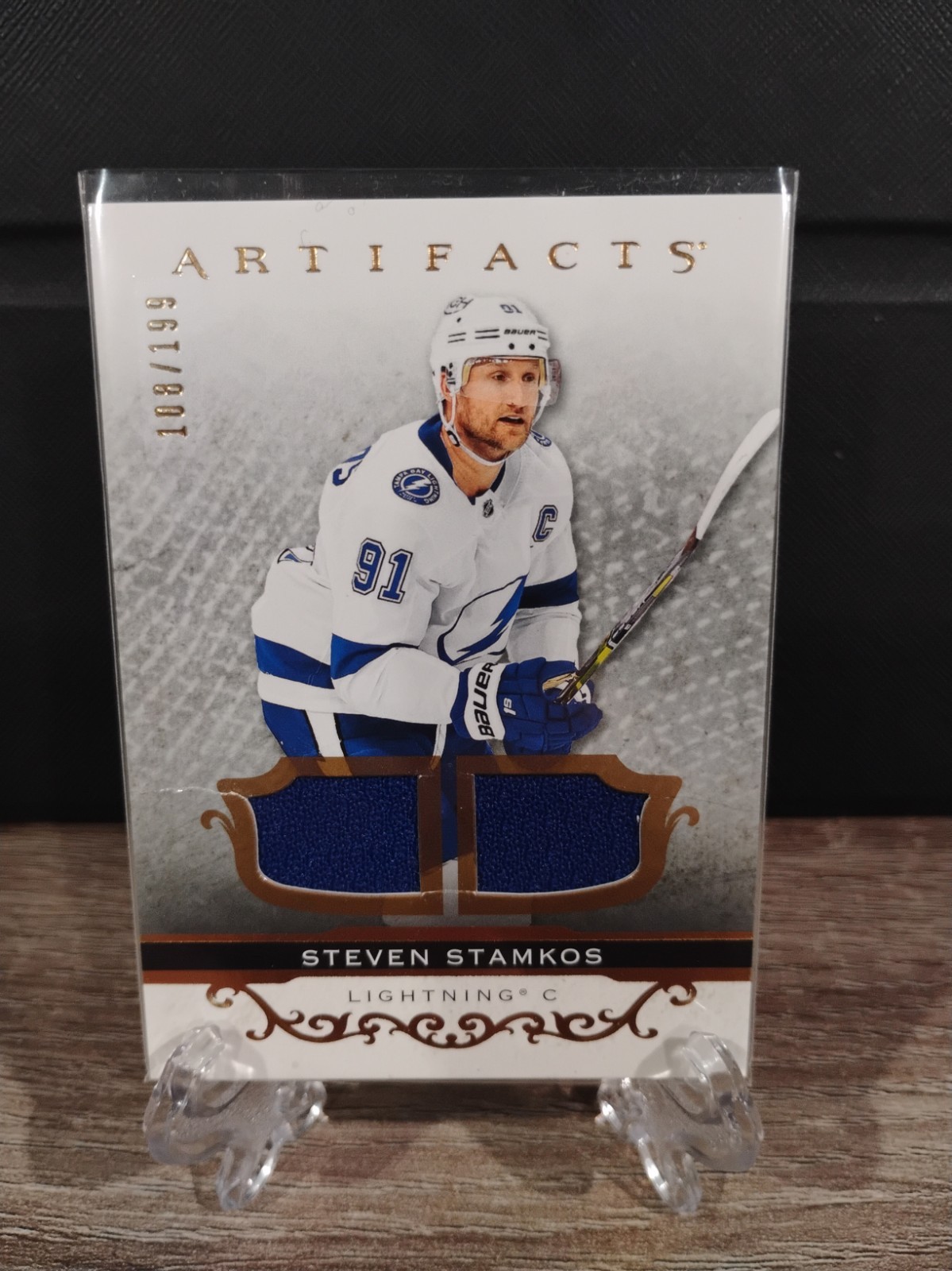 2021-22 Upper Deck Artifacts - Stars Steven Stamkos #115 Gold Lighting /199