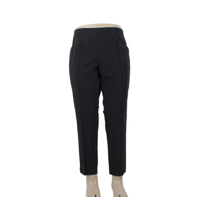 Basler Pant NEW $295 Sz 48 x 28 Black Pull On Ankle Cotton Polyamide Pant