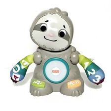 Fisher Price Linkimals SLOTH Smooth Moves Interactive Toy Music Lights Working
