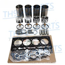 New V1305 Overhaul Rebuild Kit With Liner For Kubota Full Gasket Excavator