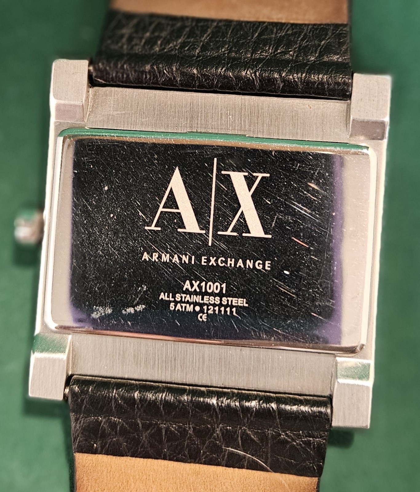 Armani Exchange 45mm Rectangular Watch Model AX 1… - image 2