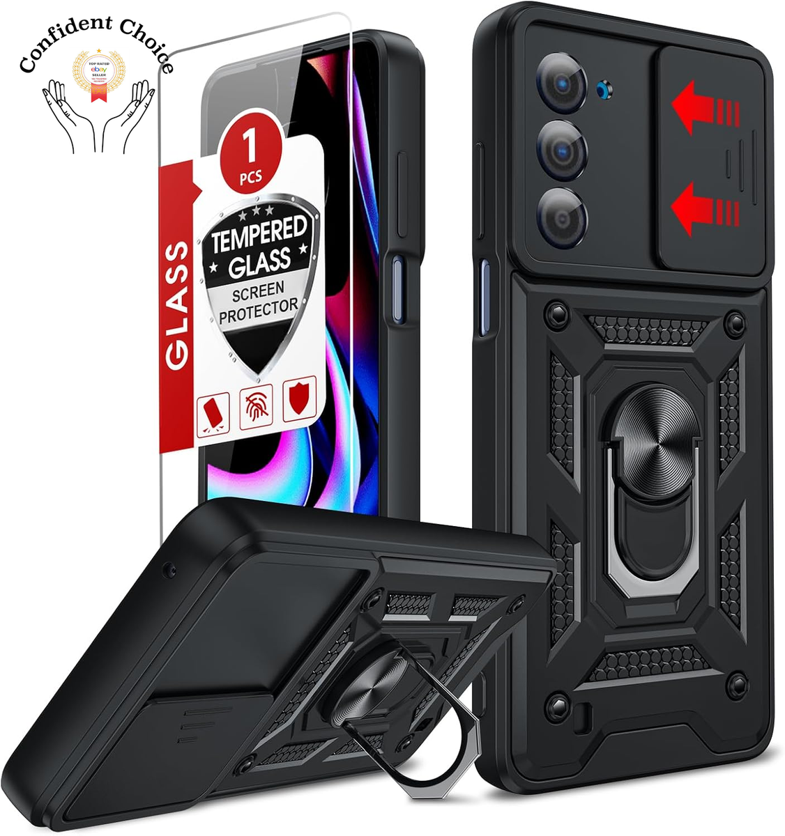 For Motorola Edge-5G UW 2021 Case: Motorola Edge 2021 Case with Slide Camera Cov For Motorola Edge-5G UW 2021 Case: Motorola Edge 2021 Case with Slide Camera Cov