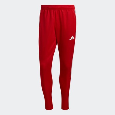 Adidas Tiro 23 League Soccer Pants Men M Red White Ankle Zip 30
