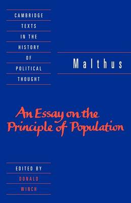 Malthus: 'An Essay on the Principle of Population' Malthus Winch Paperback