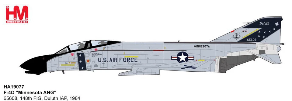 Hobby Master 1/72 HA19077 F-4D Phantom II 148th Fig "Minnesota ANG" PRE ORDER
