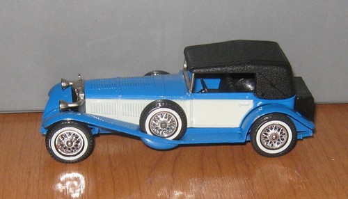 Matchbox Yesteryear Y16 Mercedes Benz SS Coupe Blue & Milky White Panels Iss 20 - Bild 4 von 9