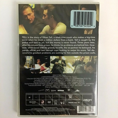 Tell (DVD, 2016) Reigion 1 NTSC Rated R English VEI Crook Bank Heist NEW SEALED - Picture 4 of 5