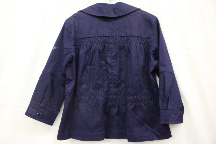 Blazer para mujer JOAN RIVERS azul marino, mezcla de algodón, talla M- (B8) Foto 2 de 4