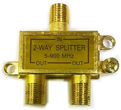 MAGNUM PRO MC48 2 Way Coaxial Splitter (Gold Plated)