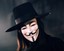 thumbnail 1 - V for Vendetta movie Guy Fawkes Halloween V Mask Anonymous Cosplay Costume Party