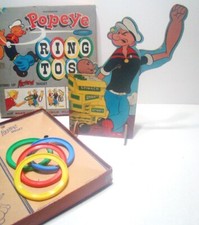 POPEYE the Sailor SWEET PEA Transogram VTG 1957 Ring Toss Game HTF