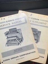 Conn 645 Deluxe Theatre Organ Service Manual Original