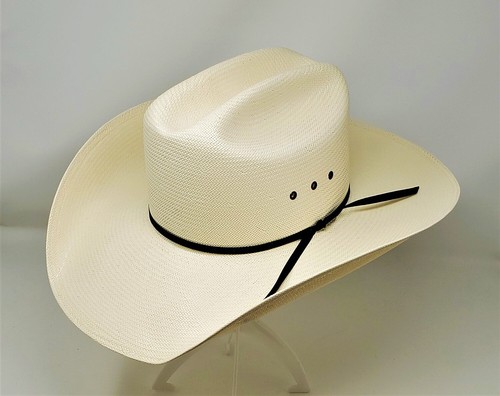 Resistol 10X ALL AROUND PAGLIA Pala Orlo del cappello da cowboy | eBay