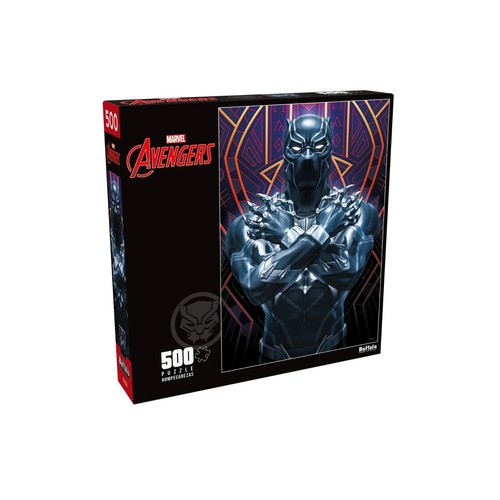 Buffalo Games 500-Piece Marvel Black Panther Jigsaw Puzzle - 15" x 21.25"
