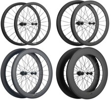 700C 38/50/60/88mm Wheels 23mm Clincher Road Bike Carbon Wheelset Rim Brake Matt