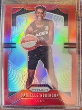 2020 Panini Prizm WNBA Danielle Robinson Red Prizm 86/275 #44 Las Vegas Aces
